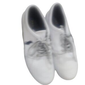 Polo Ralph Lauren faxon White leather Sneakers With Gray Laces & Iconic Logo Men